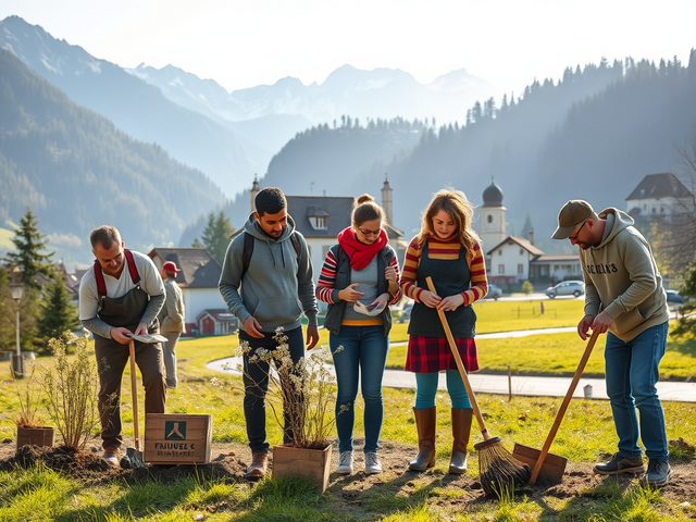 Refugees in Austria Complete 250,000 Hours of Community Work
