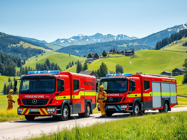 Fully electric fire trucks in Austria: a new era for emergency services 🚒