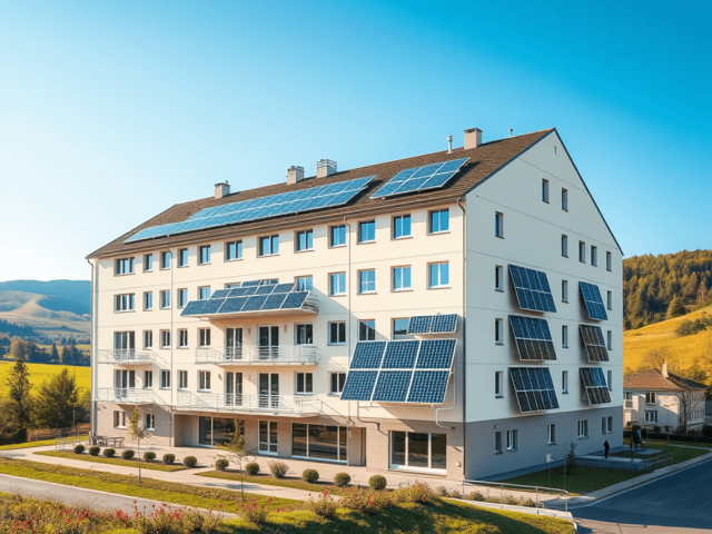 A Dormitory Facade in Linz Is Becoming a Solar Power Plant